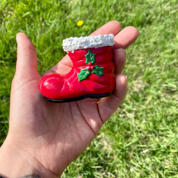 Vintage Ceramic Santa & Boot - Picture 4 of 5